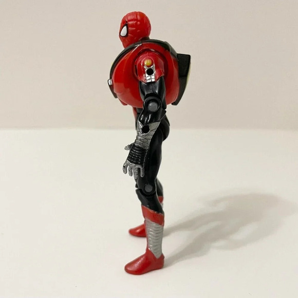 Vtg 1996 Toy Biz Techno  Wars Radioactive Spider Armor Spider Man Action Figure - Picture 4 of 16